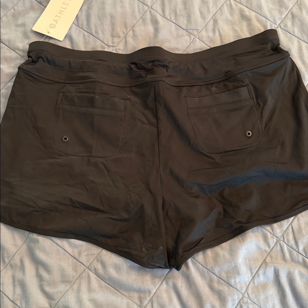 ATHLETA Surge Swim Short. Black Size L. - Picture 4 of 4